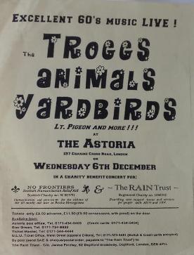 The Animals Troggs and Yardbirds Astoria London 1995